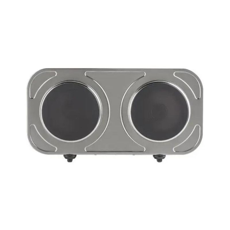 fogão elétrico de mesa 2 bocas agratto 2000w fm01 127v inox - 4917 (mp)