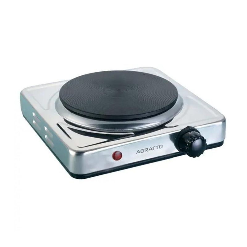 fogão elétrico de mesa 1 boca agratto 1500w fma01 127v inox - 7958 (mp)