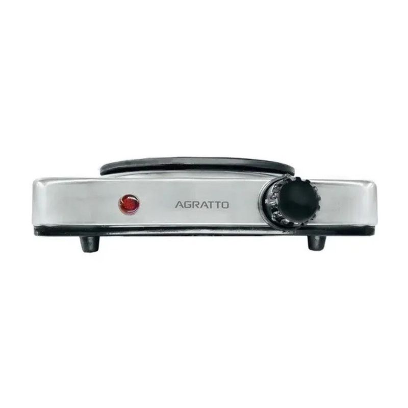 fogão elétrico de mesa 1 boca agratto 1500w fma01 127v inox - 7958 (mp)