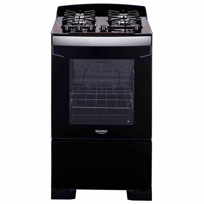 fogão 4 bocas dako automático diplomata preto 300001000