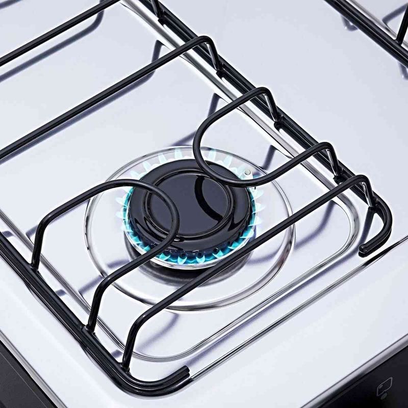 fogão 4 bocas atlas automático mônaco plus bivolt preto 300000714