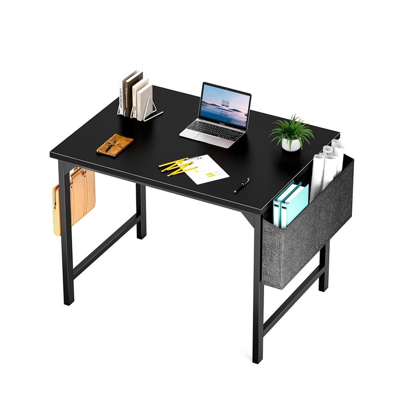 mesa de escritório sweetcrispy preta a-bi