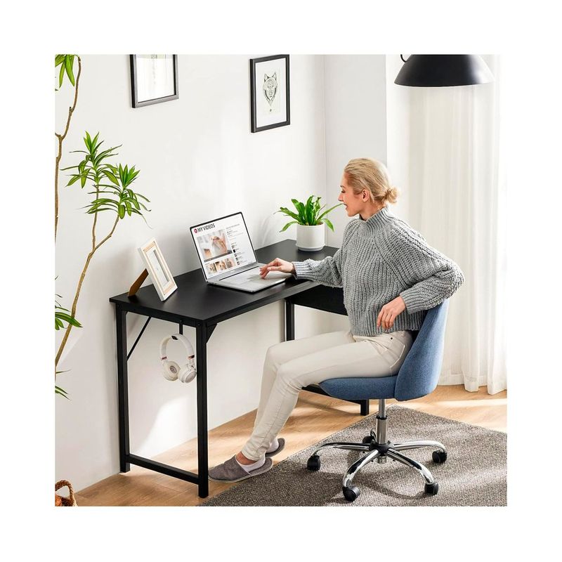 mesa de escritório sweetcrispy preta a-bi