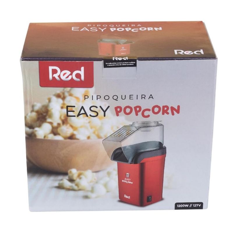 pipoqueira elétrica red easy popcorn pq100 127v (mp)