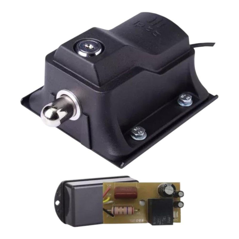 trava eletromagnética ipec eco lock com temporizador (mp)