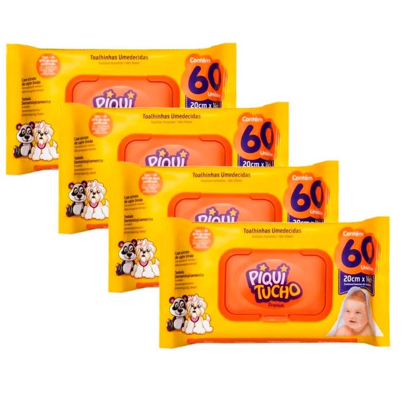 toalhinhas umedecidos piquitucho premium 240 unidades