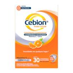 vitamina c + zinco cebion para levar sabor laranja 30 comprimidos mastigáveis procter & gamble
