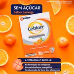 vitamina c + zinco cebion para levar sabor laranja 30 comprimidos mastigáveis procter & gamble