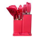 kit de utensílios kehome montana vermelho 19 peças 9432 (mp)