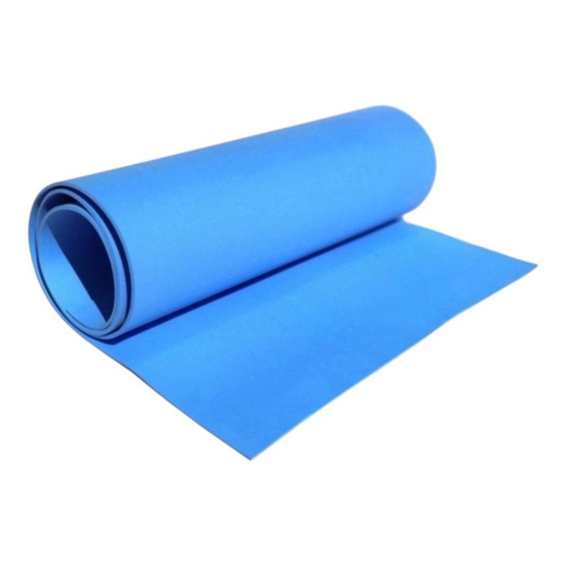 tapete de yoga pilates mingone eva 170x55cm azul 870 (mp)