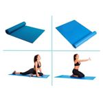 tapete de yoga pilates mingone eva 170x55cm azul 870 (mp)