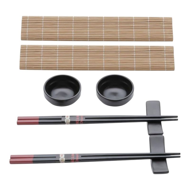 conjunto 8 peças lyor sushi yokohama 7255 (mp)