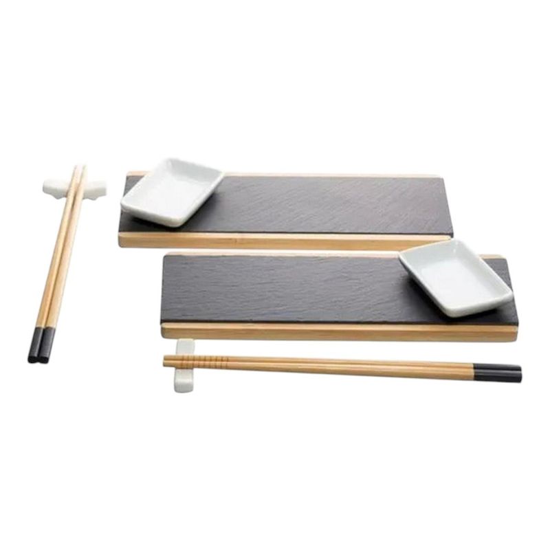 conjunto para sushi wolff de bambu akita 8 peças 20933 (mp)