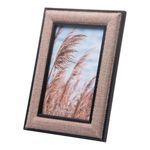 porta retrato wolff mdf preto jute 10x15cm 61668 (mp)