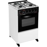fogão 4 bocas esmaltec automático caribe branco 4112