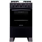 fogão 4 bocas atlas acendimento manual coliseum plus preto