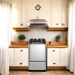 fogão 4 bocas dako automático magister style espelhado inox