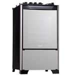 fogão 4 bocas dako automático magister style espelhado inox