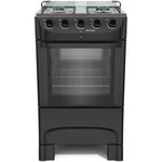 fogão 4 bocas mueller automático preto fosco mfi4bb