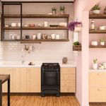 fogão 4 bocas mueller com mesa esmaltada preto fosco mfi4bc