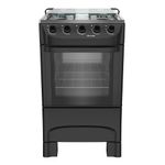 fogão 4 bocas mueller manual preto mfi4ba