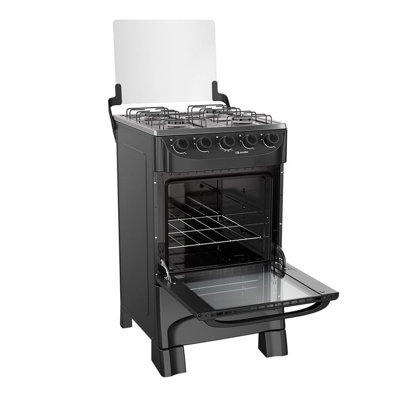 fogão 4 bocas mueller manual preto mfi4ba