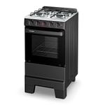 fogão 4 bocas esmaltec ideal pop acendimento manual preto