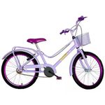 bicicleta monark brisa infantil aro 20 aço carbono violeta