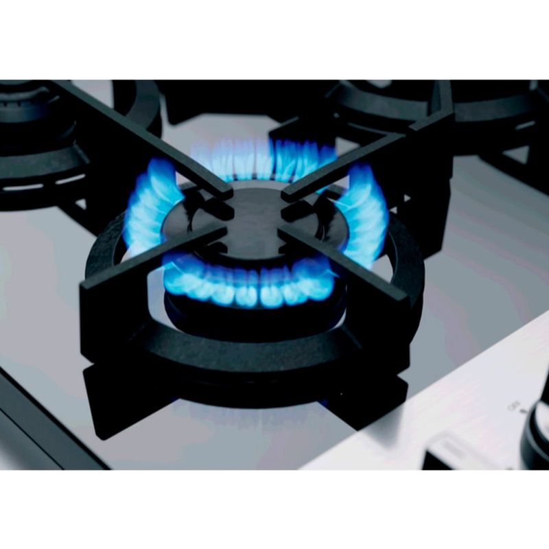 fogão de embutir 5 bocas brastemp automático touch timer inox bys5vcrnna