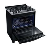 fogão 5 bocas brastemp automático mesa vidro preto