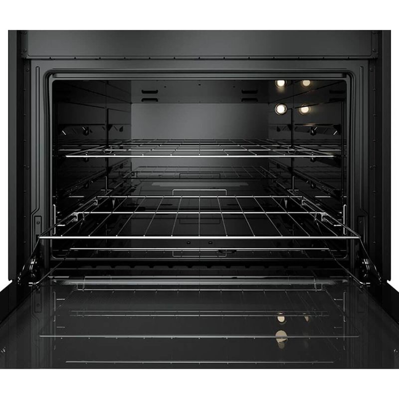 fogão 5 bocas mueller decorato vetro com mesa de vidro e acendimento automático bivolt preto