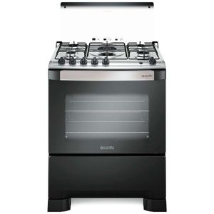 Fogão 5 bocas Mueller Automático Bivolt Preto