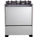 fogão 5 bocas dako automático magister style espelhado inox