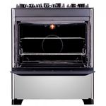 fogão 5 bocas dako automático magister style espelhado inox