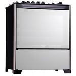 fogão 5 bocas dako automático magister style espelhado inox