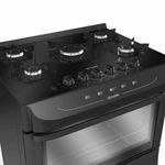 fogão 5 bocas mueller automático preto mfv5bb