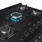 fogão 5 bocas mueller automático preto mfv5bb