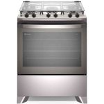 fogão 5 bocas electrolux efficient mesa inox bivolt fe5ic