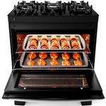 fogão 5 bocas atlas automático bivolt agile up glass preto 300001665