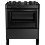 fogão 5 bocas esmaltec automático jade glass preto 0104002083