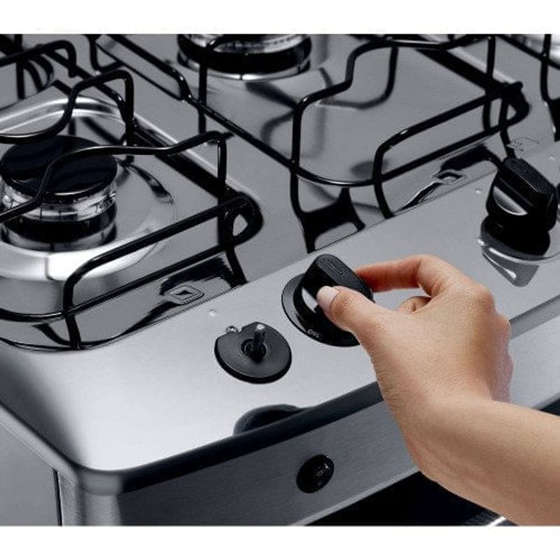 fogão 5 bocas consul automático bivolt inox cfs5nar