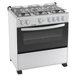 fogão 6 bocas esmaltec manual bali 127v branco 6080