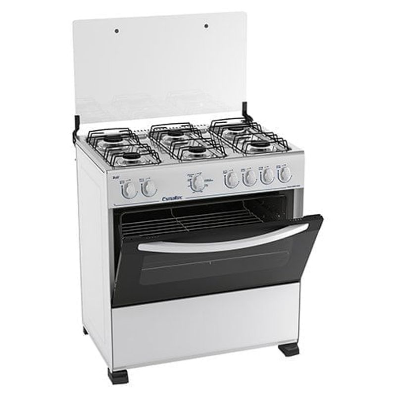 fogão 6 bocas esmaltec manual bali 127v branco 6080