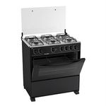 fogão 6 bocas esmaltec manual bali 127v preto 6080