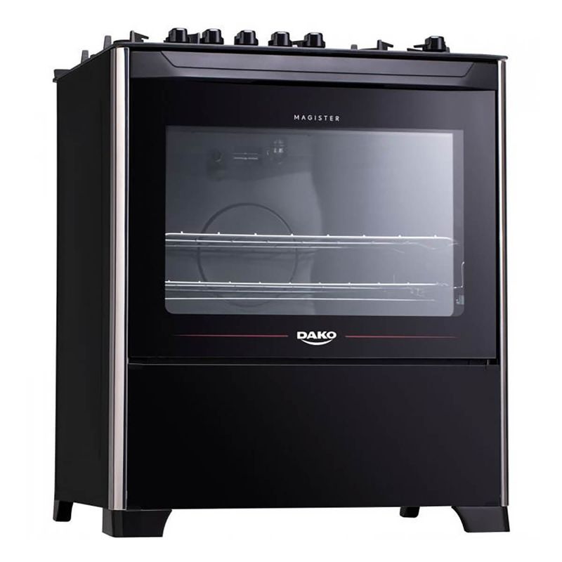 fogão 5 bocas dako automático magister preto 300000728