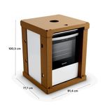 fogão 5 bocas brastemp automático bivolt branco bfs5ndb