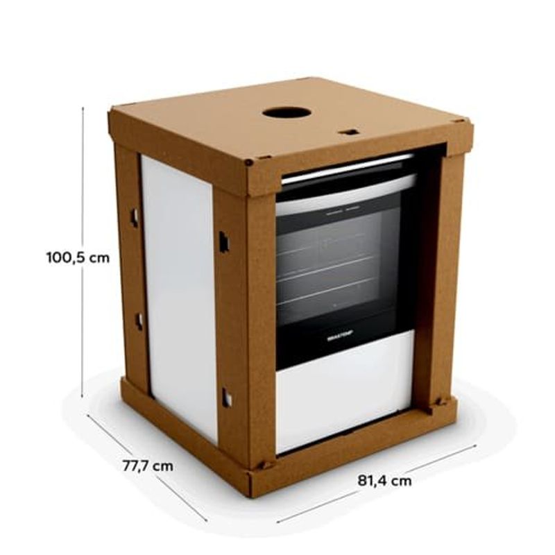 fogão 5 bocas brastemp automático bivolt branco bfs5ndb