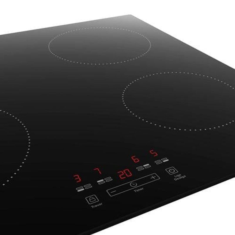 cooktop indução 4 bocas mueller preto mci014bg1