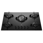 cooktop 5 bocas electrolux superautomático preto ke5tp