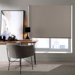 persiana rolo bella & co blackout 140x160cm areia (mp)
